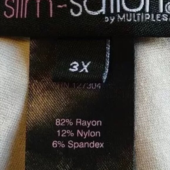 Slim-sation 3X Leggings Lounge Pants Brown Floral Bird Print Plus Size - Picture 5 of 6